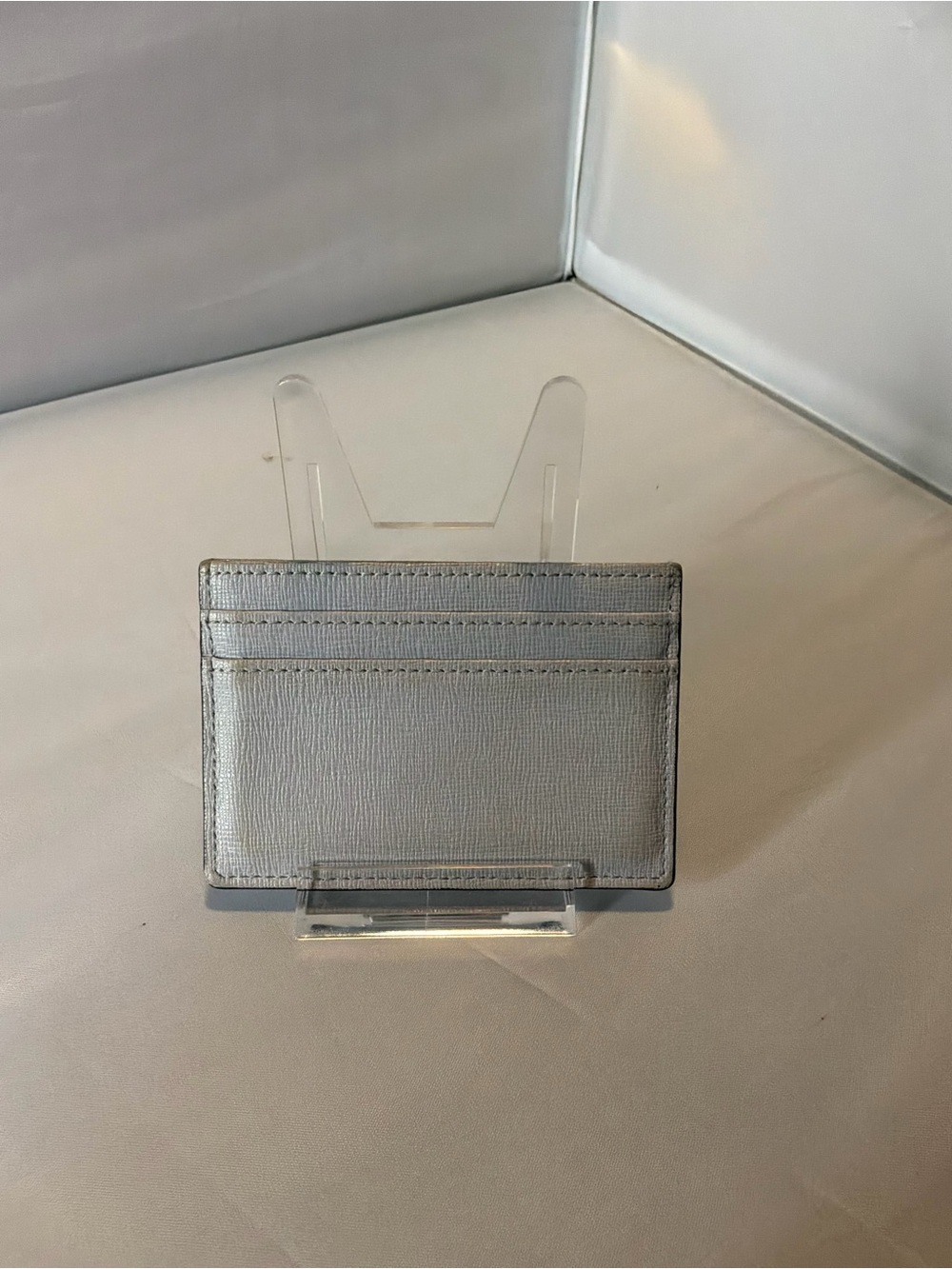 Furla Light Blue Toucan Card Holder with Yellow Accents - Picture 2 of 3